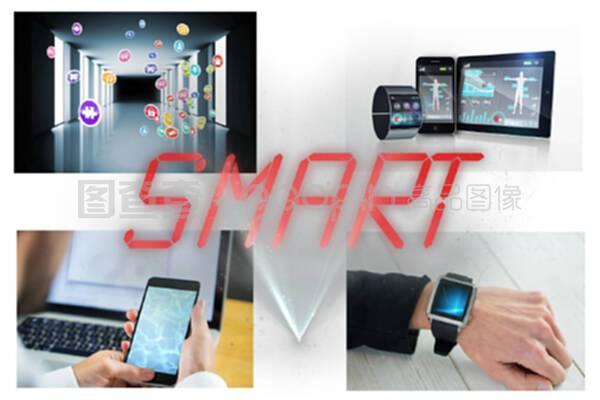 智能设备拼贴 计算机构建下的数字马赛克